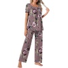 image:imagePOPYOUNG Womens Pajama Set 2 Piece Outfits Lounge Fall Pj Sets  Side Pockets  Summer Pjs  Soft Sleepwear  Maternity Loungewear  pijamas de mujerBean Rose Red