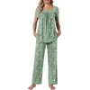 image:imagePOPYOUNG Womens Pajama Set 2 Piece Outfits Lounge Fall Pj Sets  Side Pockets  Summer Pjs  Soft Sleepwear  Maternity Loungewear  pijamas de mujerBramblinggreen