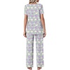 image:imagePOPYOUNG Womens Pajama Set 2 Piece Outfits Lounge Fall Pj Sets  Side Pockets  Summer Pjs  Soft Sleepwear  Maternity Loungewear  pijamas de mujerColorful Butterflies Grey