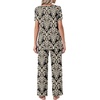 image:imagePOPYOUNG Womens Pajama Set 2 Piece Outfits Lounge Fall Pj Sets  Side Pockets  Summer Pjs  Soft Sleepwear  Maternity Loungewear  pijamas de mujerFloral Khaki