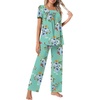 image:imagePOPYOUNG Womens Pajama Set 2 Piece Outfits Lounge Fall Pj Sets  Side Pockets  Summer Pjs  Soft Sleepwear  Maternity Loungewear  pijamas de mujerMint Green