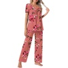 image:imagePOPYOUNG Womens Pajama Set 2 Piece Outfits Lounge Fall Pj Sets  Side Pockets  Summer Pjs  Soft Sleepwear  Maternity Loungewear  pijamas de mujerPeach Pink