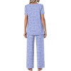 image:imagePOPYOUNG Womens Pajama Set 2 Piece Outfits Lounge Fall Pj Sets  Side Pockets  Summer Pjs  Soft Sleepwear  Maternity Loungewear  pijamas de mujerSpotted Blue