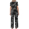 image:imagePOPYOUNG Womens Pajama Set 2 Piece Outfits Lounge Fall Pj Sets  Side Pockets  Summer Pjs  Soft Sleepwear  Maternity Loungewear  pijamas de mujerWhite Carvings