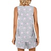 image:imagePOPYOUNG Pajama Set for Women Summer 2 Piece Lounge Shorts Sets Sleepwear  Womens Pajama Sets Cooling pijamas de mujer for Summer with Pockets Sleeveless Nightwear Outfits Pjs Shorts Set02pink Star