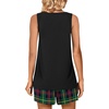 image:imagePOPYOUNG Pajama Set for Women Summer 2 Piece Lounge Shorts Sets Sleepwear  Womens Pajama Sets Cooling pijamas de mujer for Summer with Pockets Sleeveless Nightwear Outfits Pjs Shorts SetBlack  Green Plaid 01