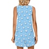 image:imagePOPYOUNG Pajama Set for Women Summer 2 Piece Lounge Shorts Sets Sleepwear  Womens Pajama Sets Cooling pijamas de mujer for Summer with Pockets Sleeveless Nightwear Outfits Pjs Shorts SetLight Blue Stars