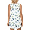 image:imagePOPYOUNG Pajama Set for Women Summer 2 Piece Lounge Shorts Sets Sleepwear  Womens Pajama Sets Cooling pijamas de mujer for Summer with Pockets Sleeveless Nightwear Outfits Pjs Shorts SetWhite Blueberry