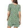 image:imagePOPYOUNG Pajama for Women Set Summer Pjs Lounge Shorts Sets Soft Sleepwear  2 Piece Outfits Womens Set Cooling pajamas with Pockets Lounge sets Casual for Daily Wear Nightwear4green FloralMix