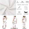 image:imagePOPYOUNG Pajamas for Women Set 2 Piece Summer Lounge Capri Pj Sleepwear  Womens Pajamas Sets Lounge Set Nightwear Comfy for Daily Wear Outfits with Pockets Cooling Pajamas Capri Set for Summer Fall01colorful Green Butterfly