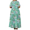 image:imagePOPYOUNG Plus Size Womens Maxi Dress Fall Outfits with Pockets  VNeck  Curvy Flowy Long Dress  Wedding Guest  Vacation Casual  Teacher Formal  Summer BeachMint Green
