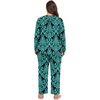 image:imagePOPYOUNG Plus Size Womens Pajama Set 2 Piece Fall Outfits Pjs  Ladies Pj Set  Winter Lounge  Casual Sleepwear  Side Pockets  Button Down1bblueGreen