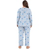 image:imagePOPYOUNG Plus Size Womens Pajama Set 2 Piece Fall Outfits Pjs  Ladies Pj Set  Winter Lounge  Casual Sleepwear  Side Pockets  Button DownGray StarMoon