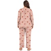 image:imagePOPYOUNG Plus Size Womens Pajama Set 2 Piece Fall Outfits Pjs  Ladies Pj Set  Winter Lounge  Casual Sleepwear  Side Pockets  Button DownRed StarMoon
