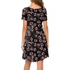 image:imagePOPYOUNG Womens Dress Fall Outfits Casual Midi Sundress  Teacher Homecoming  Beach Vacation  Wedding Guest  Maxi Tshirt DressCrewneck Dressgypsophila Black