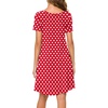 image:imagePOPYOUNG Womens Dress Fall Outfits Casual Midi Sundress  Teacher Homecoming  Beach Vacation  Wedding Guest  Maxi Tshirt DressPolka Dot Redwhite