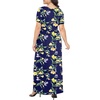 image:imagePOPYOUNG Womens Plus Size Maxi Dress Curvy Long Summer Outfits L5XL  Fall Casual  Oversized Midi Sundress  Vacation Beach  Wedding Guest  Homecoming  Side PocketsLily Dark Blue