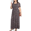 image:imagePOPYOUNG Womens Plus Size Maxi Dress Curvy Long Summer Outfits L5XL  Fall Casual  Oversized Midi Sundress  Vacation Beach  Wedding Guest  Homecoming  Side PocketsFcblacksmall Flower
