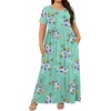 image:imagePOPYOUNG Womens Plus Size Maxi Dress Curvy Long Summer Outfits L5XL  Fall Casual  Oversized Midi Sundress  Vacation Beach  Wedding Guest  Homecoming  Side PocketsFcmint Green