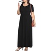 image:imagePOPYOUNG Womens Plus Size Maxi Dress Curvy Long Summer Outfits L5XL  Fall Casual  Oversized Midi Sundress  Vacation Beach  Wedding Guest  Homecoming  Side PocketsFcblack
