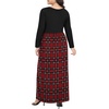 image:imagePOPYOUNG Womens Plus Size Maxi Dresses Curvy Long Sleeve Fall Dress Outfits  Long Dress  Church  Casual  Maternity  Flowy  Loose Fit  Pockets Teacher  Winter Dress  VacationBlackAred Plaid
