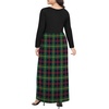 image:imagePOPYOUNG Womens Plus Size Maxi Dresses Curvy Long Sleeve Fall Dress Outfits  Long Dress  Church  Casual  Maternity  Flowy  Loose Fit  Pockets Teacher  Winter Dress  VacationBlackAgreen Plaid