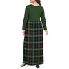 image:imagePOPYOUNG Womens Plus Size Maxi Dresses Curvy Long Sleeve Fall Dress Outfits  Long Dress  Church  Casual  Maternity  Flowy  Loose Fit  Pockets Teacher  Winter Dress  VacationYcblack Pattern Green