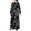 image:imagePOPYOUNG Womens Plus Size Maxi Dresses Curvy Long Sleeve Fall Dress Outfits  Long Dress  Church  Casual  Maternity  Flowy  Loose Fit  Pockets Teacher  Winter Dress  Vacation02white Carvings Black