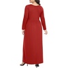 image:imagePOPYOUNG Womens Plus Size Maxi Dresses Curvy Long Sleeve Fall Dress Outfits  Long Dress  Church  Casual  Maternity  Flowy  Loose Fit  Pockets Teacher  Winter Dress  VacationRed