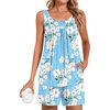 Floral Blue