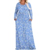Floral Light Blue