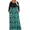 image:imagePOPYOUNG Womens Plus Size Maxi Dresses Curvy Long Sleeve Fall Dress Outfits  Long Dress  Church  Casual  Maternity  Flowy  Loose Fit  Pockets Teacher  Winter Dress  VacationYcblack Green