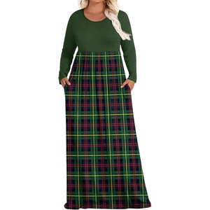 image:imagePOPYOUNG Womens Plus Size Maxi Dresses Curvy Long Sleeve Fall Dress Outfits  Long Dress  Church  Casual  Maternity  Flowy  Loose Fit  Pockets Teacher  Winter Dress  VacationYcblack Pattern Green