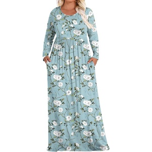 image:imagePOPYOUNG Womens Plus Size Maxi Dresses Curvy Long Sleeve Fall Dress Outfits  Long Dress  Church  Casual  Maternity  Flowy  Loose Fit  Pockets Teacher  Winter Dress  VacationBegonia Grey