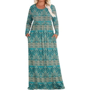 image:imagePOPYOUNG Womens Plus Size Maxi Dresses Curvy Long Sleeve Fall Dress Outfits  Long Dress  Church  Casual  Maternity  Flowy  Loose Fit  Pockets Teacher  Winter Dress  VacationBlue Khaki