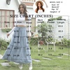image:imagePOPYOUNG Maxi Skirts for Women Long Flowy Skirt Summer Boho Dresses1black