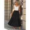 image:imagePOPYOUNG Maxi Skirts for Women Long Flowy Skirt Summer Boho Dresses1black