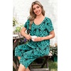 image:imagePOPYOUNG Pajamas for Women Set 2 Piece Summer Lounge Capri Pj SleepwearFl BlueGreen