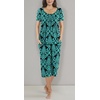 image:imagePOPYOUNG Pajamas for Women Set 2 Piece Summer Lounge Capri Pj SleepwearFl BlueGreen