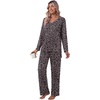 image:imagePOPYOUNG Womens Pajama Sets 2 Piece Lounge Set Sleepwear with PocketsBlack Mix Flowers