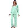 image:imagePOPYOUNG Womens Pajama Sets 2 Piece Lounge Set Sleepwear with PocketsColorful Green Butteriflies