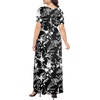 image:imagePOPYOUNG Womens Plus Size Maxi Dress Curvy Long Summer Outfits L5XLWhite Bellflower Black