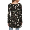 image:imagePOPYOUNG Women Tunic Top Wear with Leggings Casual OutfitsPlum Blossomblack
